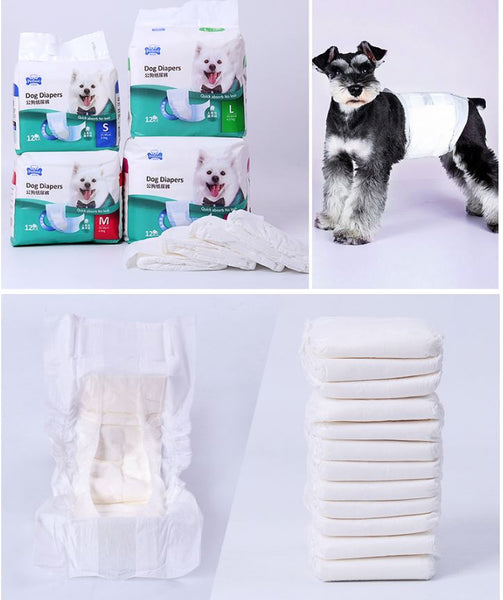 Male Dog Diapers Pad Pet Supplies Urine Removal Pad Belly Band male wa ...